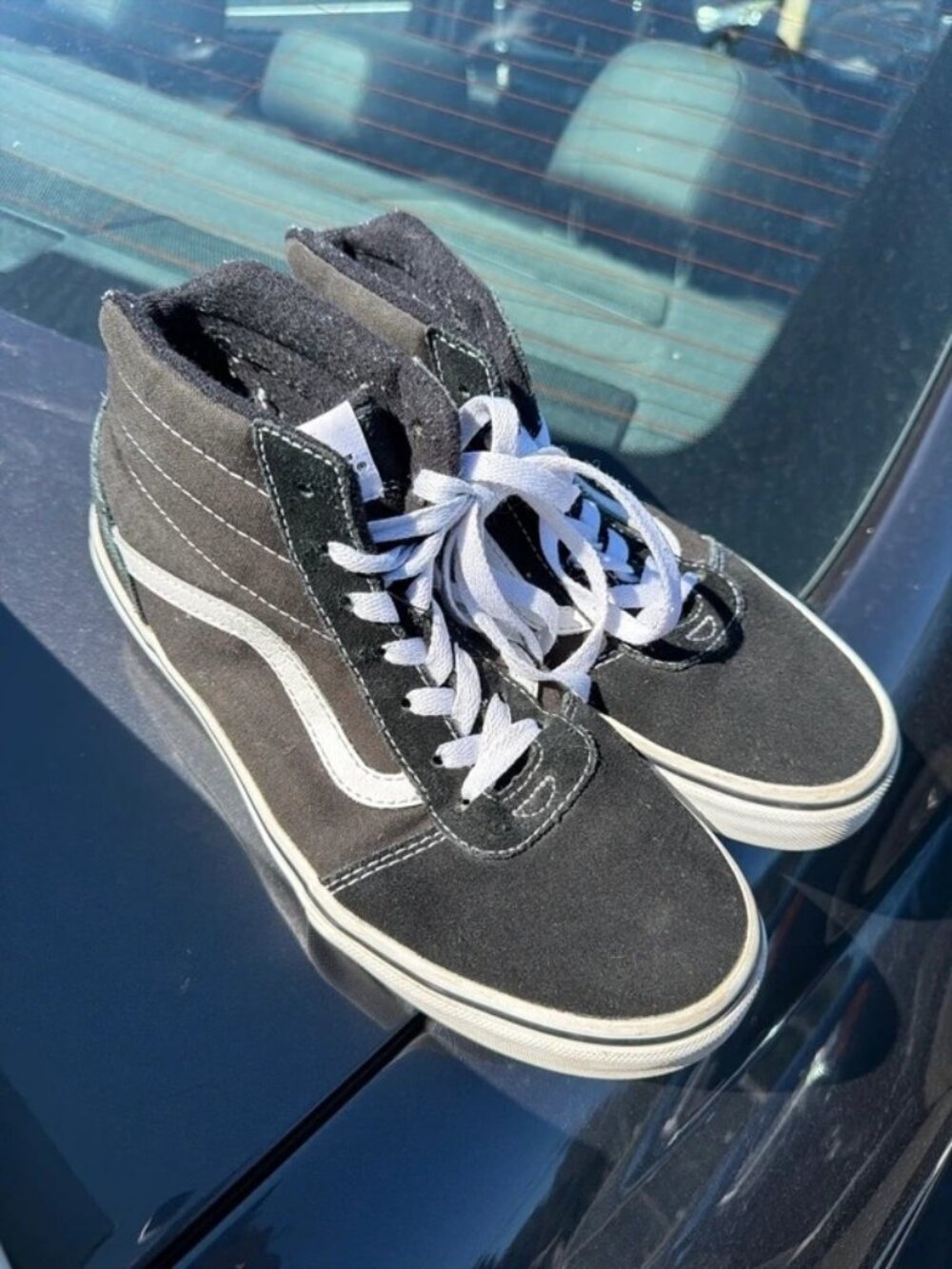 Vans Youth 5.5 black white